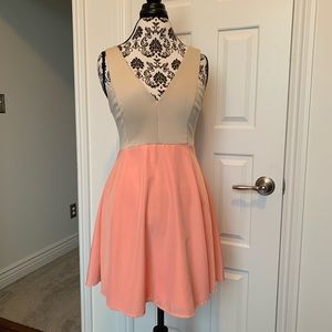 Cefian USA Sz L colorblock mini dress
